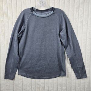 Patagonia Men's Gray Baselayer Capilene Long Sleeve Shirt Light Size M